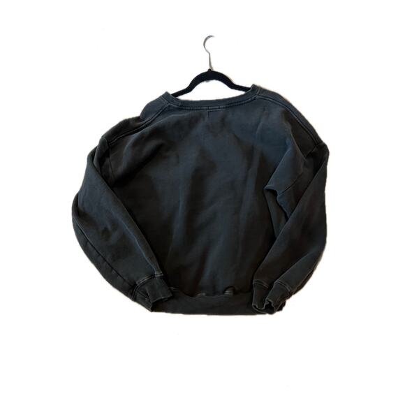 RSQ Oversized Black Crewneck Sweatshirt Mens XL - Picture 2 of 3